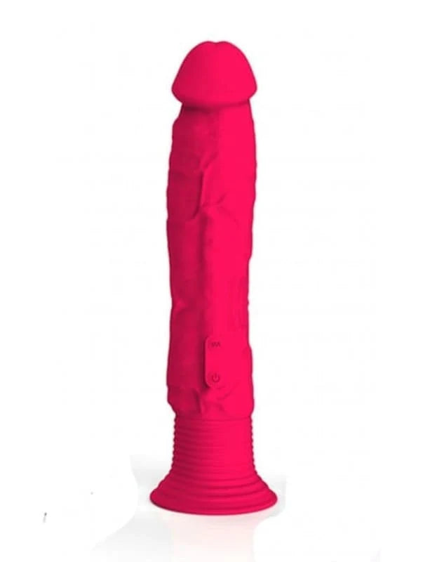 Gode ventouse vibrant rose flashy 10 vitesses