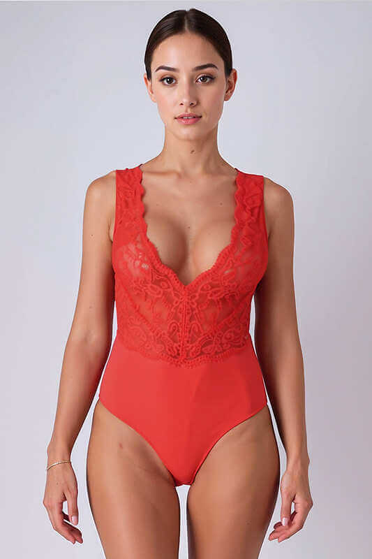 Body transparent dentelle Evalie - Passion Lingerie - Senslov