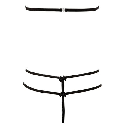 Ensemble dentelle noir soutien - gorge bonnets détachables - Senslov