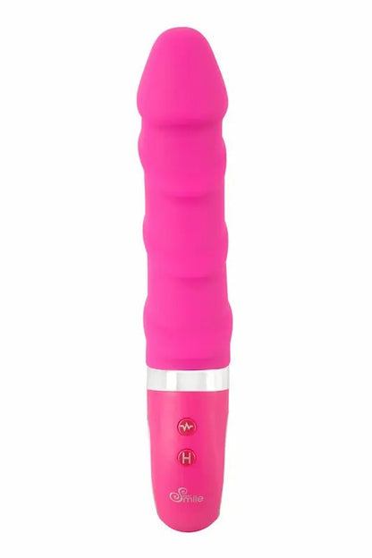 Vibromasseur-chauffant-nervuré-anal-et-vaginal-rose(2)