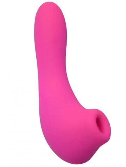 Vibromasseur-stimulateur-clitoris-rose-à-membrane-picots-vue-de-profil
