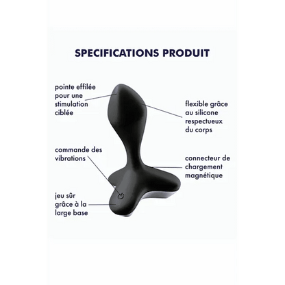 Vibromasseur-anal-unisex-USB-noir-double-moteur-intense