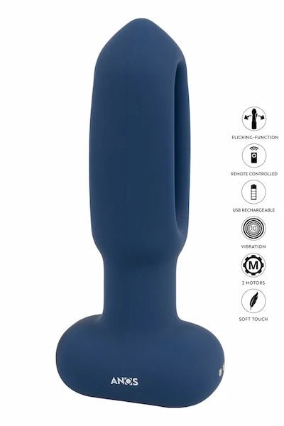 caracteristiques-Plug-anal-stimulateur-vibrant-bleu-avec-langue-oscillante