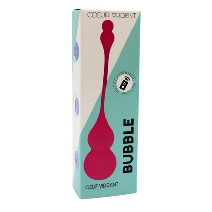 Emballage officiel oeuf Vibrant Télécommandé en silicone médical BUBBLE
