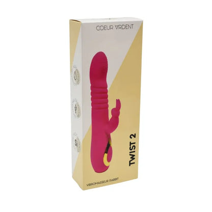 Emballage officiel vibromasseur Rabbit Va-et-vient TWIST 2 noir en silicone