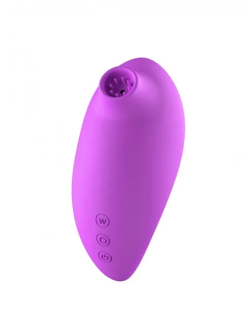 Oeuf vibrant 2en1 embout aspiration avec picots stimulants