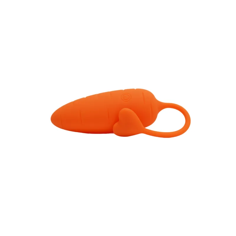 Oeuf Vibrant Carotte avec forme ergonomique pour stimulation ciblée