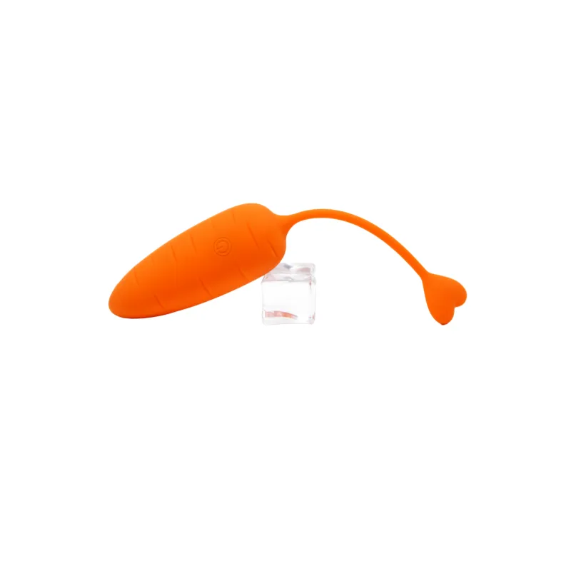 Oeuf Vibrant Carotte étanche waterproof utilisable sous la douche