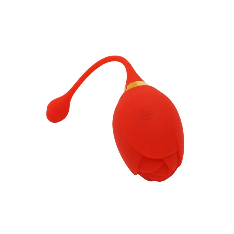 Oeuf Vibrant Télécommandé rouge en silicone médical Coeur Ardent BLOOM