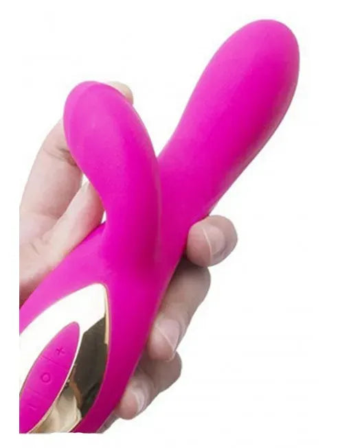 Souplesse du vibromasseur rabbit ergot flexible avec picots stimulants pour le clitoris