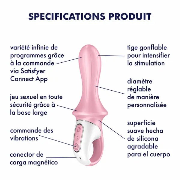 specifications-vibromasseur-anal-gonflant-connecte-rose-usb