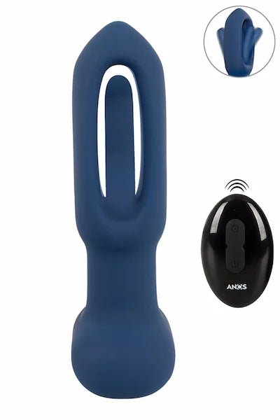 telecommande-Plug-anal-stimulateur-vibrant-bleu-avec-langue-oscillante