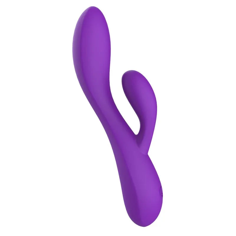 Vibromasseur rabbit NINA violet en silicone sans couture NV Toys