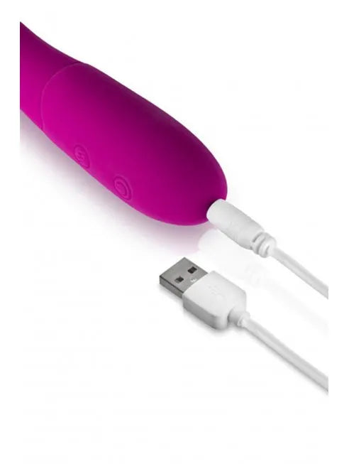 Vibromasseur rabbit rose câble de recharge USB inclus
