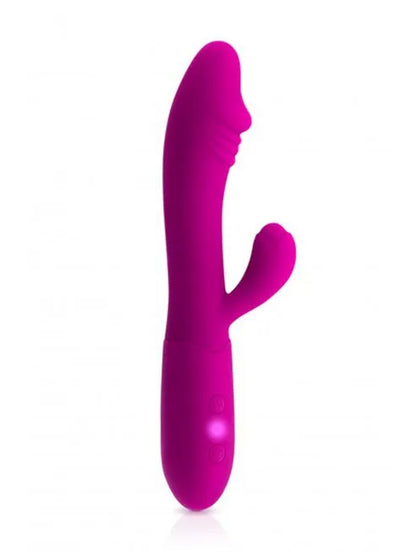Vibromasseur rabbit rose rechargeable avec gland réaliste